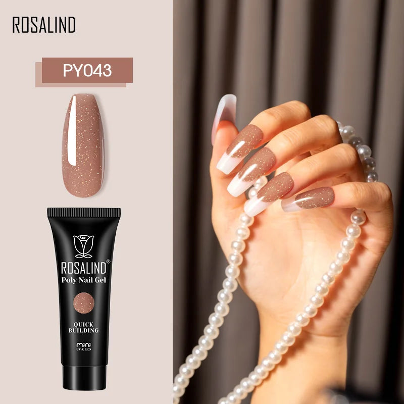 Jelly Poly Nail Gel Snabbförlängning av Crystal Gel Akryl Flytande Nail Art Hybridlack UV/LED - 24 Timmar Deals