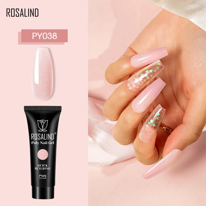 Jelly Poly Nail Gel Snabbförlängning av Crystal Gel Akryl Flytande Nail Art Hybridlack UV/LED - 24 Timmar Deals