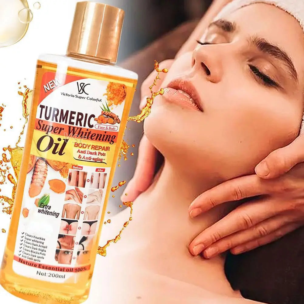 200 ml Gurkmeja Olja Ta bort mörka fläckar - 24 Timmar Deals