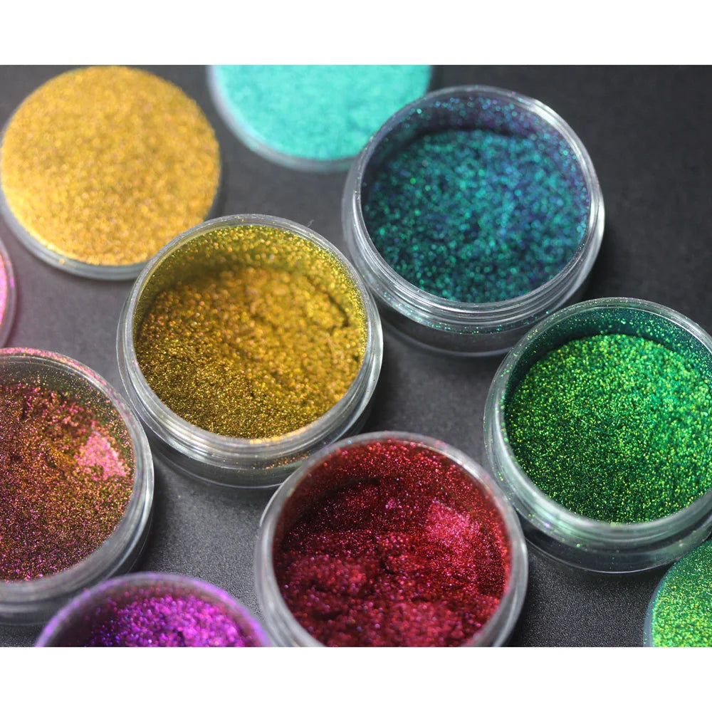 Magic Color Change Chrome Powders Super Chameleon Pigment Cosmetic For Eyeshadow Läppar Nail Art - 24 Timmar Deals