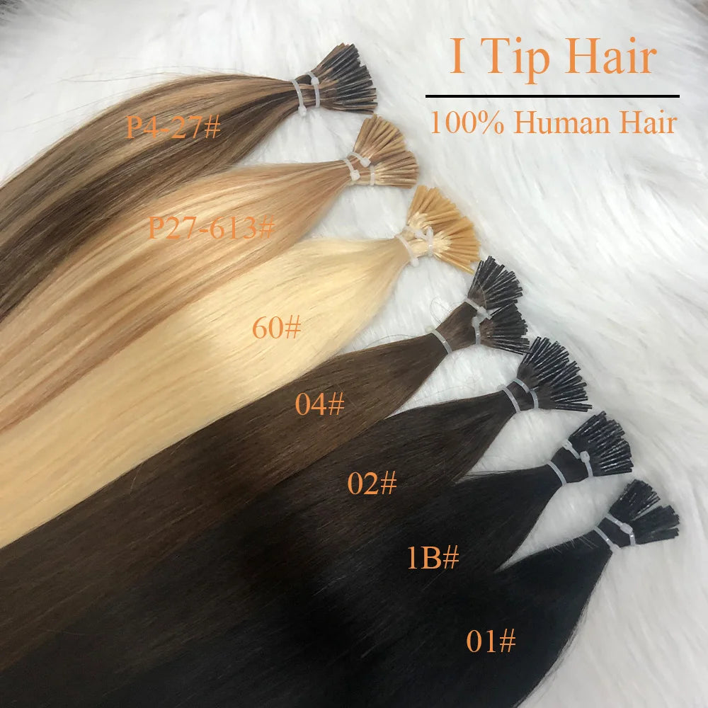 I Tip Microlink Human Hair Extensions 50st/pack - 24 Timmar Deals