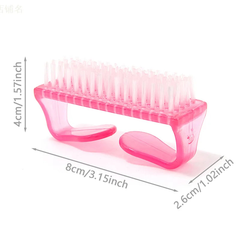 Clean Brush Tool Fil Nail Art Borstar Skötsel Manikyr Pedikyr Mjuk Ta bort damm Småvinkelrengöring - 24 Timmar Deals