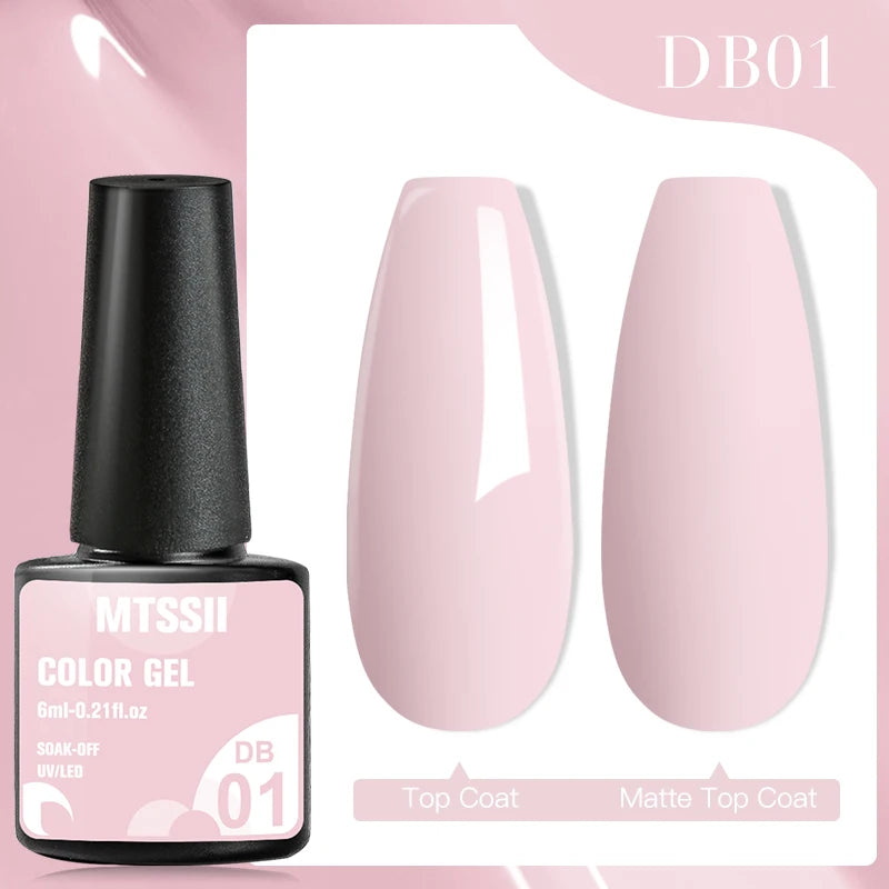 Metalic, Pastell, Glitter Gellack 6ml, 63 olika färger - 24 Timmar Deals