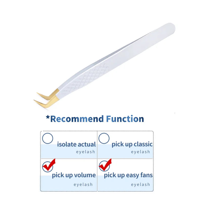 Precision lösögonfransar Pincett Fan Lash Ögonfransförlängning - 24 Timmar Deals