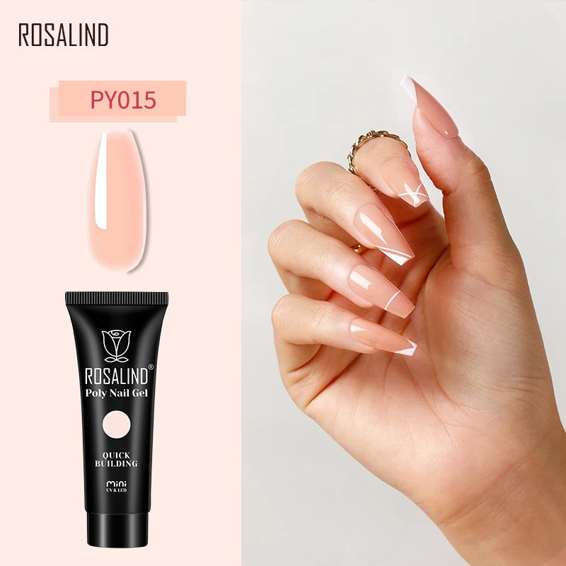 Jelly Poly Nail Gel Snabbförlängning av Crystal Gel Akryl Flytande Nail Art Hybridlack UV/LED - 24 Timmar Deals