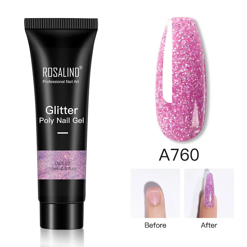 12/15/30/60 ml  Polygel för Nagelförlängning - 24 Timmar Deals
