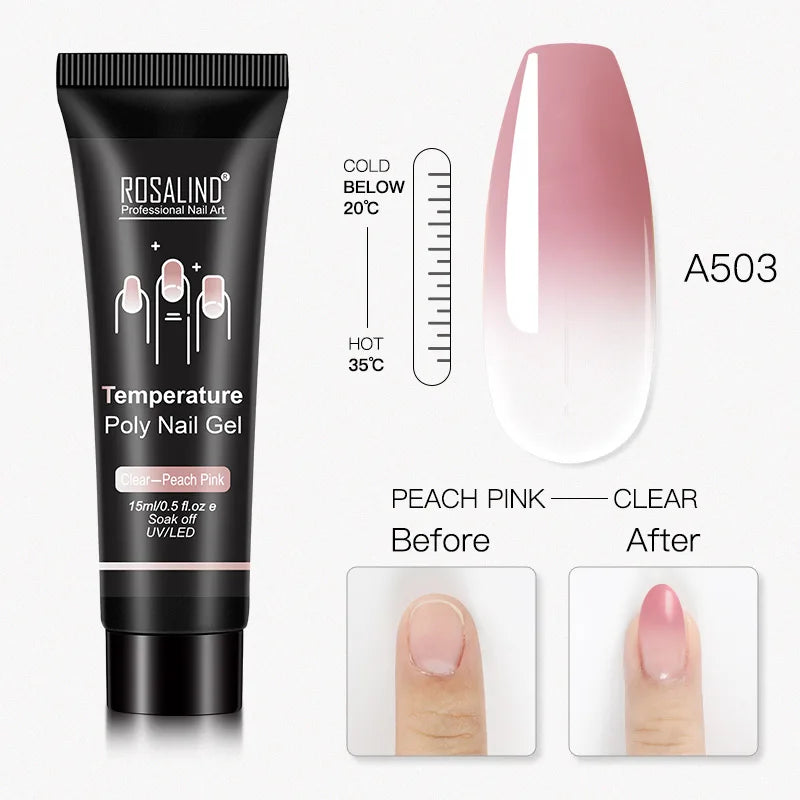 12/15/30/60 ml  Polygel för Nagelförlängning - 24 Timmar Deals