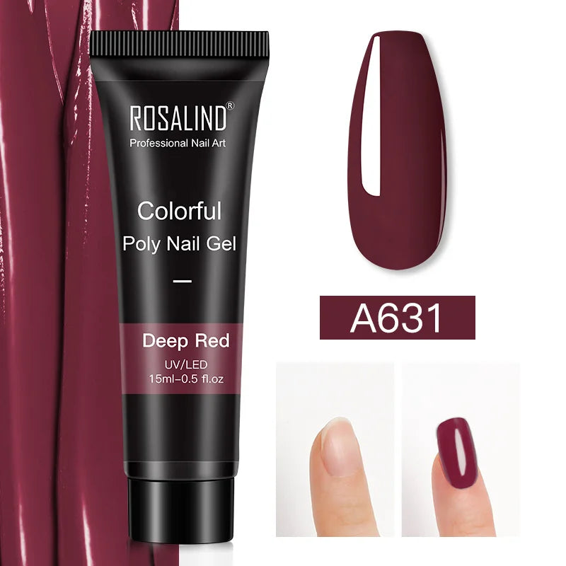 15 ml Poly Nagelgel härdad med UV/LED-lampa - 24 Timmar Deals
