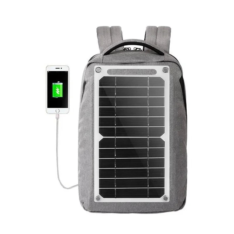 30W Solpanel Med USB Vattentät Utomhusvandring och Camping Bärbart Batteri Mobiltelefon Laddningsbank Laddningspanel 6,8V - 24 Timmar Deals