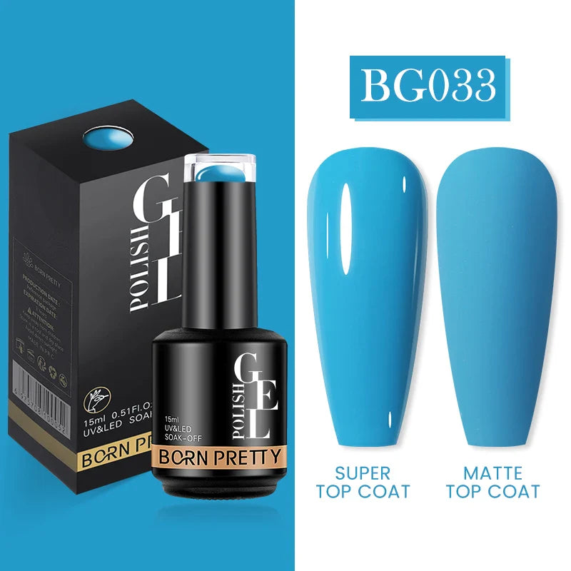 15ml Soak Off UV LED Gel Nail Polish Hybrid Varnish Nail Art Manicure 114 Colors Semi-Permanent Base Top Coat - 24 Timmar Deals