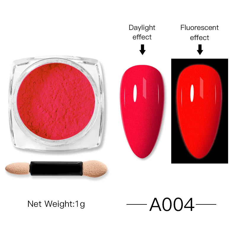 Holografisk Nail Glitter Pulver Laser Pigment Nail Art Dust Mirror Chrome - 24 Timmar Deals