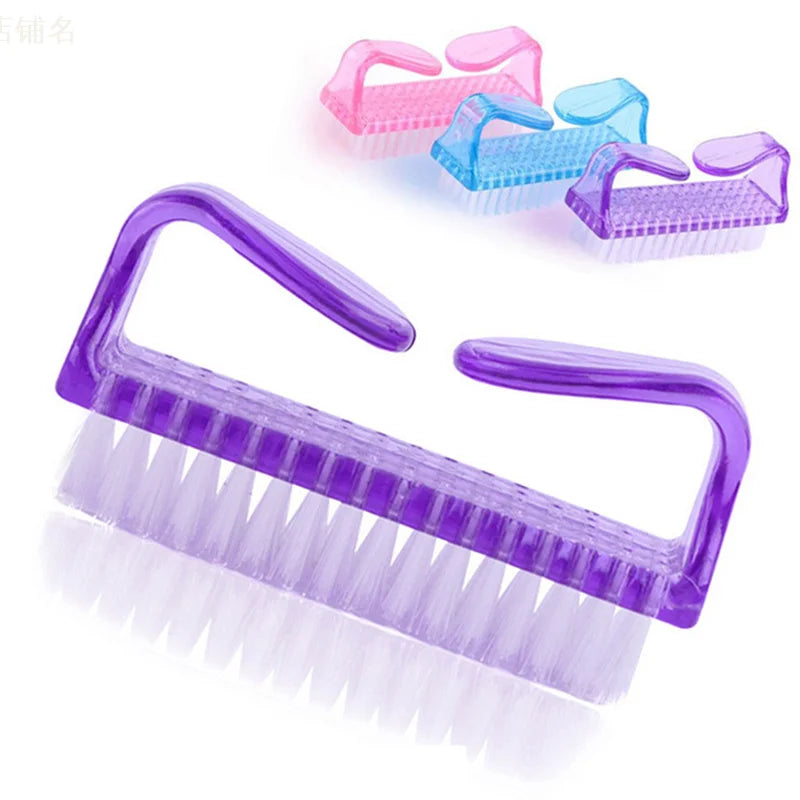 Clean Brush Tool Fil Nail Art Borstar Skötsel Manikyr Pedikyr Mjuk Ta bort damm Småvinkelrengöring - 24 Timmar Deals