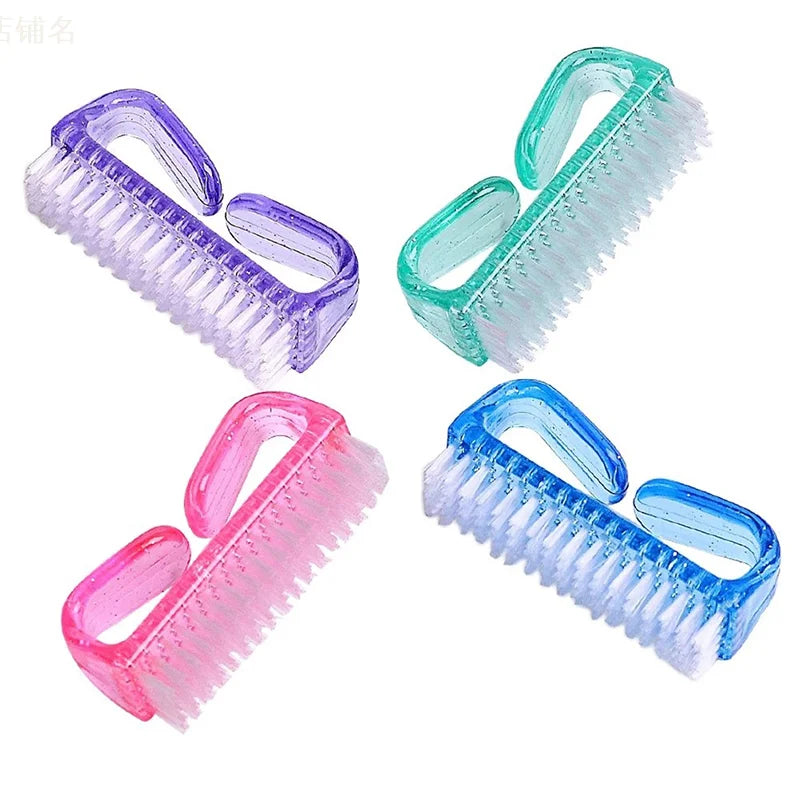 Clean Brush Tool Fil Nail Art Borstar Skötsel Manikyr Pedikyr Mjuk Ta bort damm Småvinkelrengöring - 24 Timmar Deals