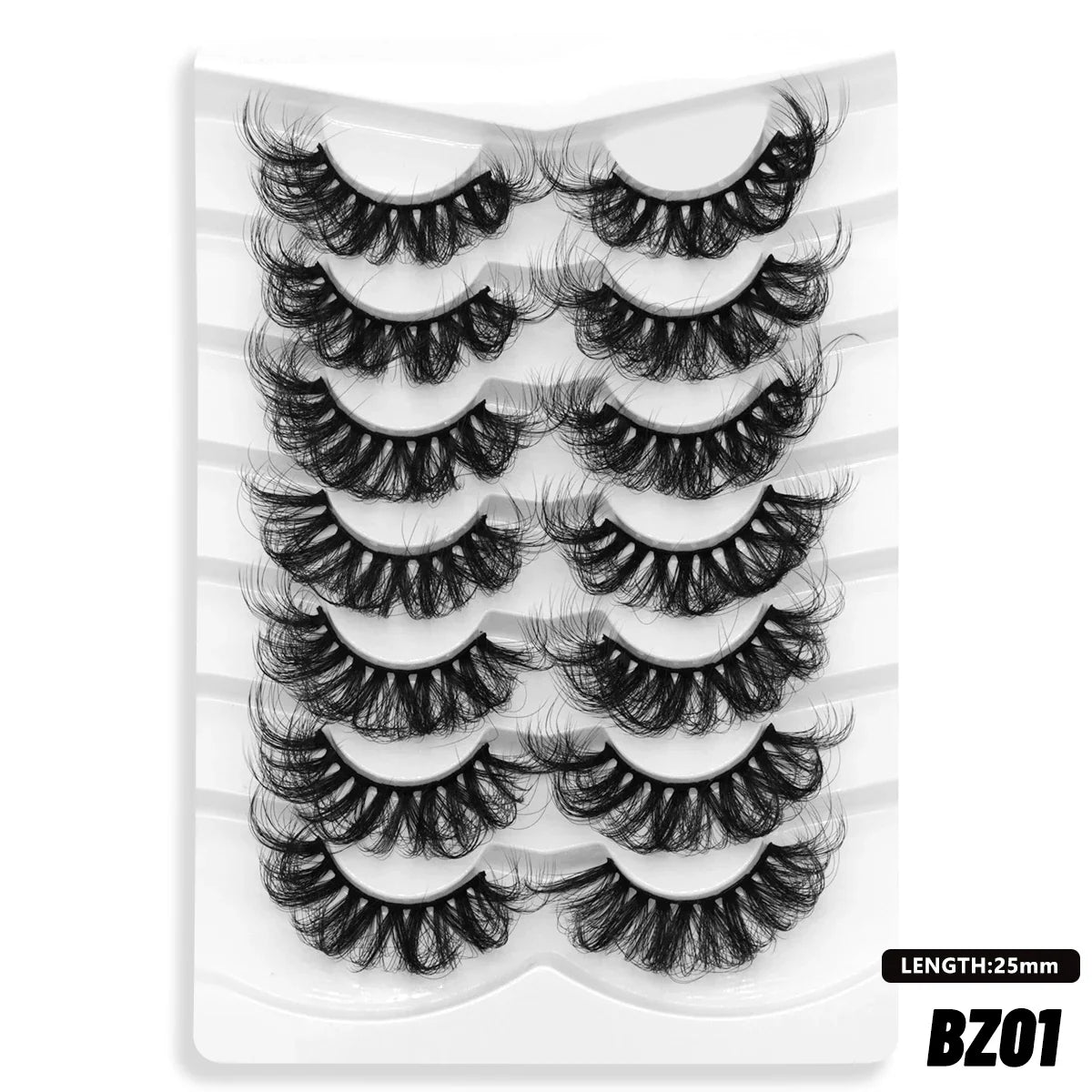 Lashes 5/7 Pairs Eyelashes Faux Mink Eyelashes Long Lasting Fluffy Mink Lashes Dramatic Volume lashes Extension Thick Long - 24 Timmar Deals