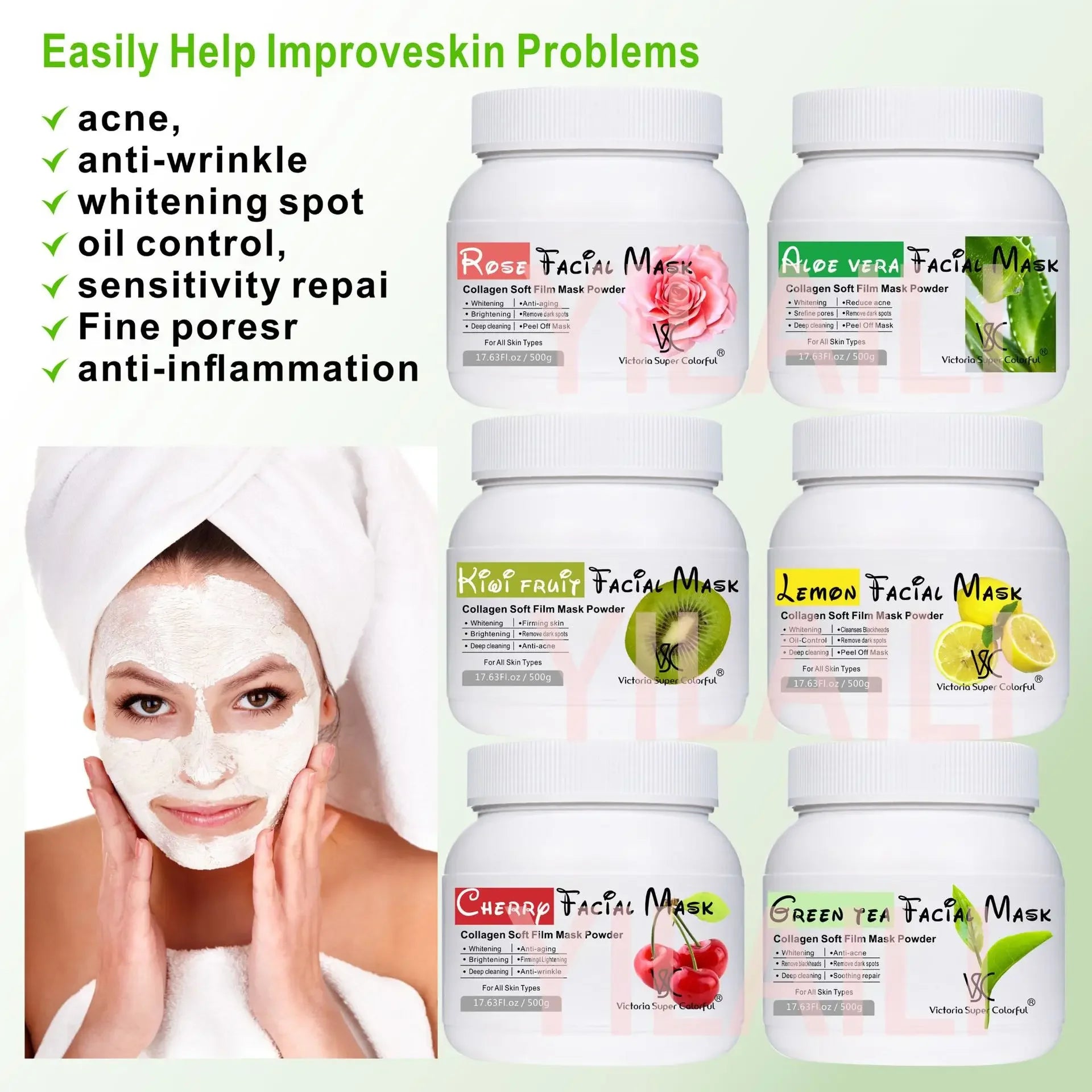 500g Soft DIY Jelly Mask Powder - 24 Timmar Deals