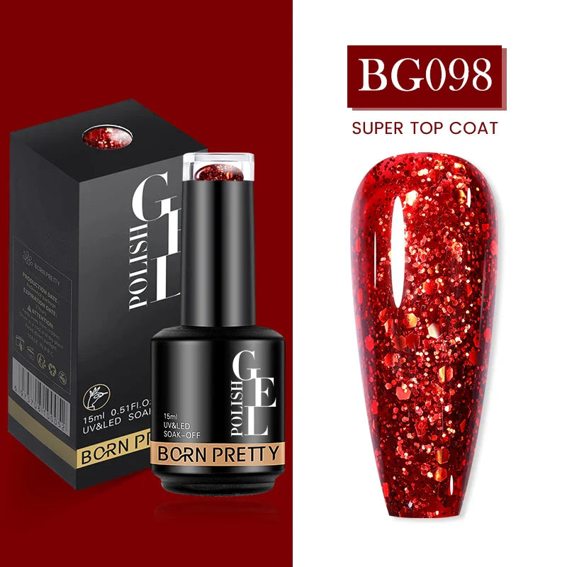 15ml Soak Off UV LED Gel Nail Polish Hybrid Varnish Nail Art Manicure 114 Colors Semi-Permanent Base Top Coat - 24 Timmar Deals