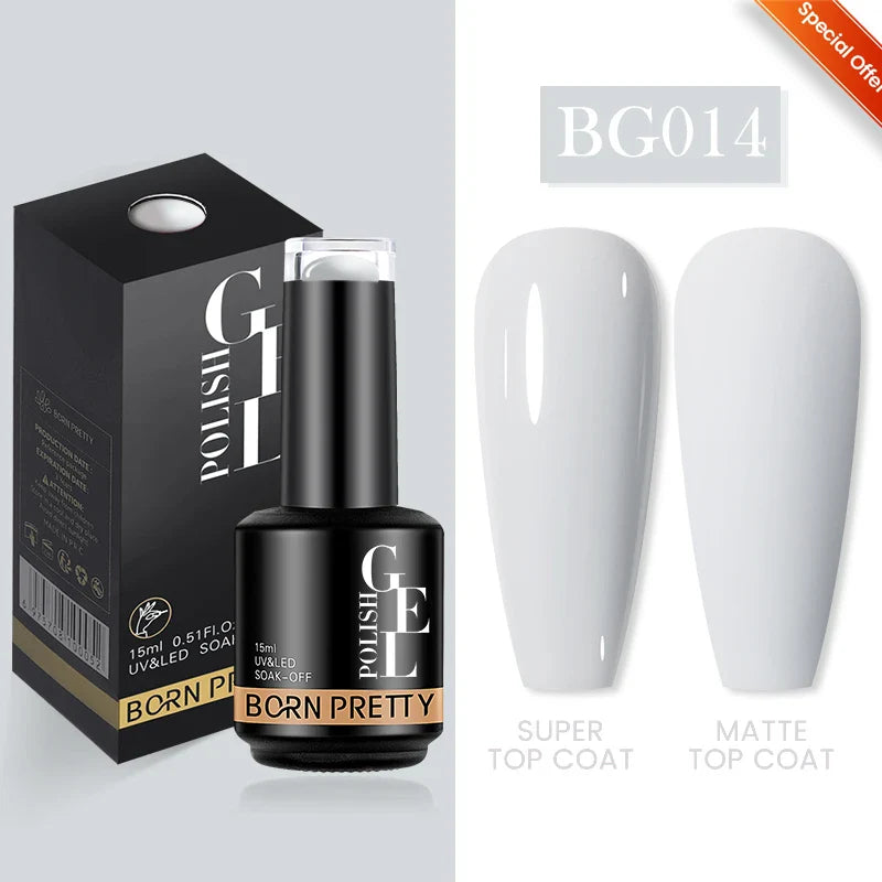 15ml Soak Off UV LED Gel Nail Polish Hybrid Varnish Nail Art Manicure 114 Colors Semi-Permanent Base Top Coat - 24 Timmar Deals