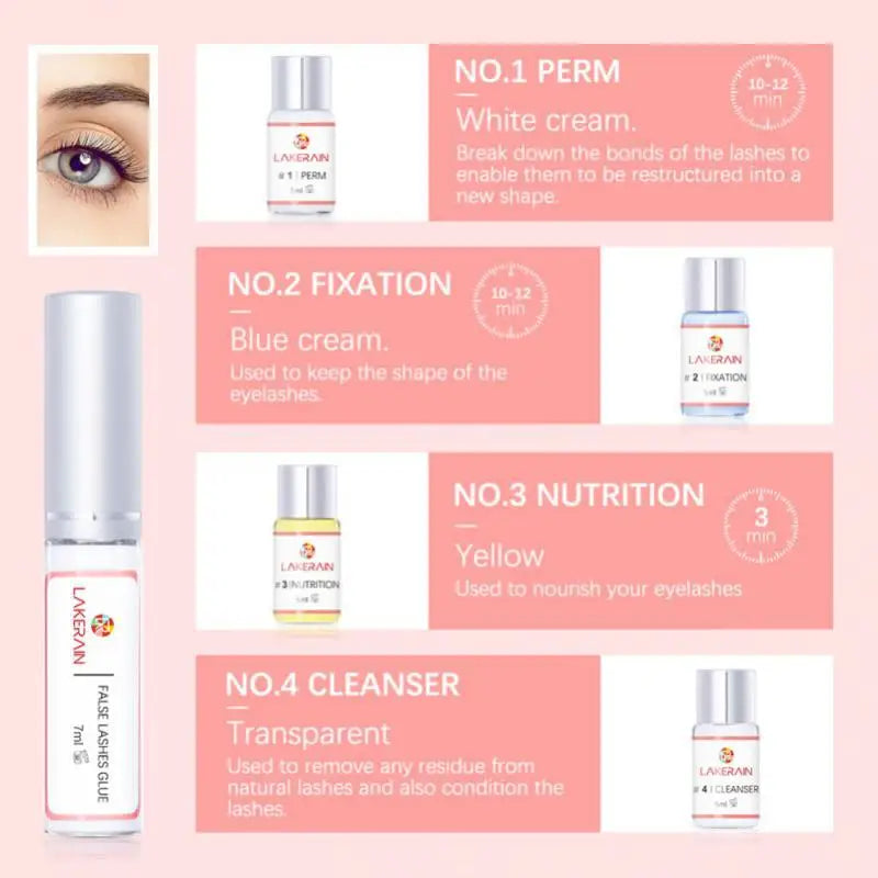Eyelash Lifting Kit Enkel Keratin Eyelash Perm Set Lash Lifting - 24 Timmar Deals