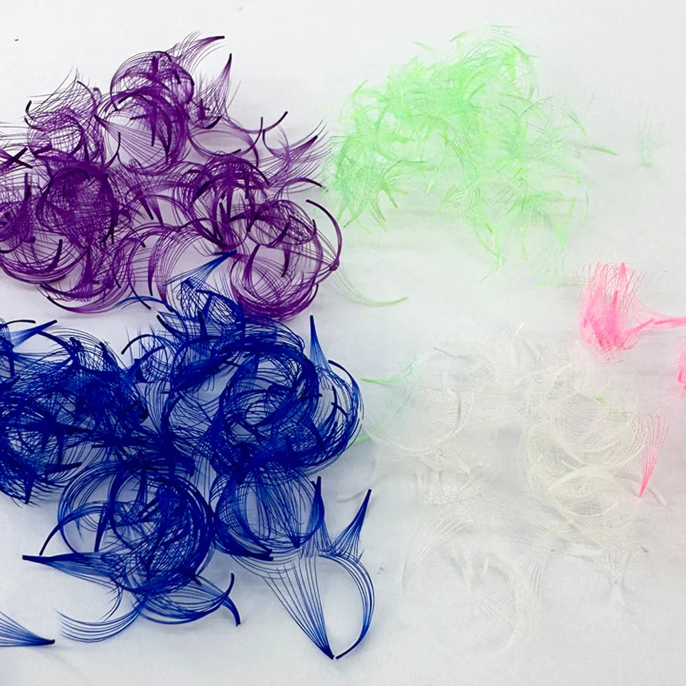 Lashes Mix 5 Color Loose Fans Pre Made Volume Fans 500 Fans Lashes 6D/10D Pointy Base Premade Volume Fans Eyelashes Extension - 24 Timmar Deals