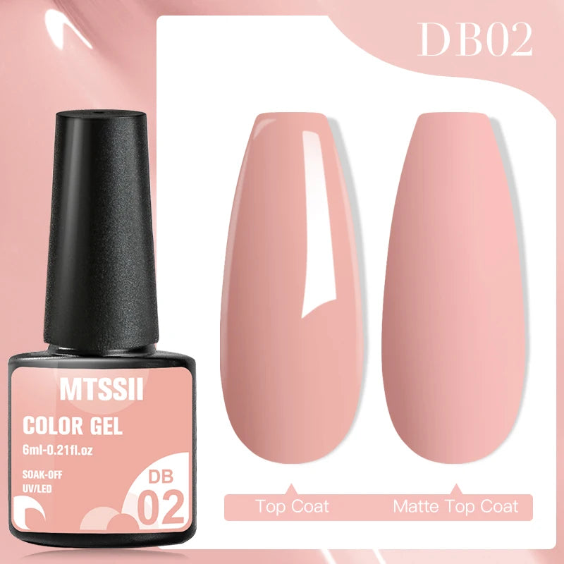 Metalic, Pastell, Glitter Gellack 6ml, 63 olika färger - 24 Timmar Deals