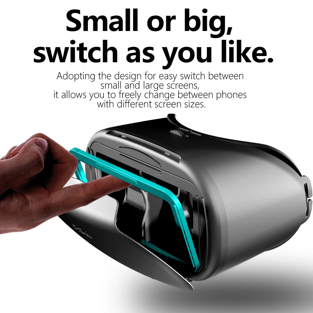 VRGPro X7 3D-hjälm VR-glasögon 3D-glasögon Virtual Reality-glasögon VR-headset för Google kartong 5-7' Mobil - 24 Timmar Deals