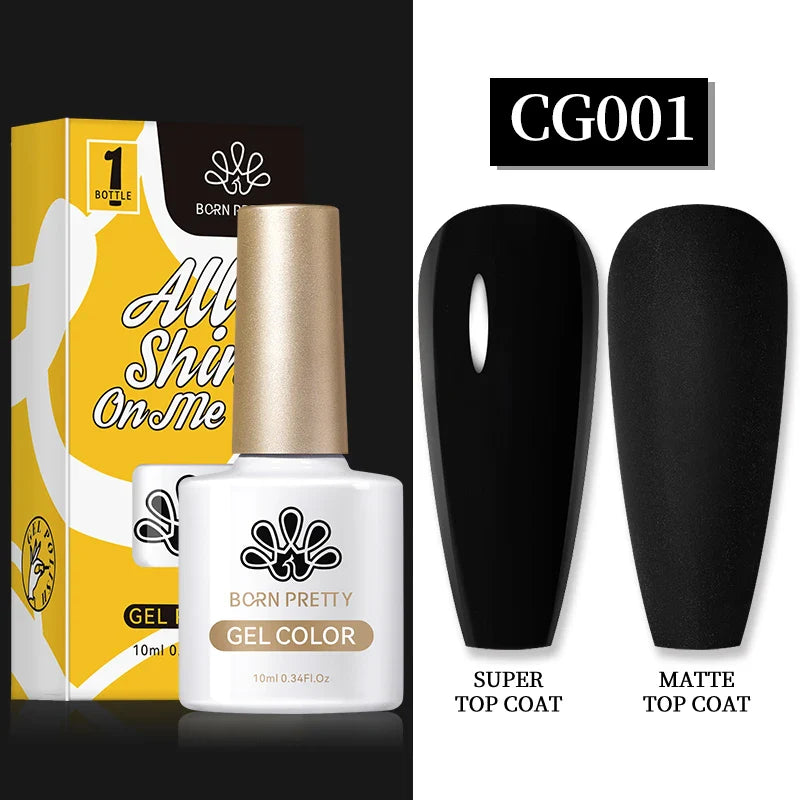 BORN PRETTY 1PC Black White Red Color Collection Nail Gel Polish 10ml Varnis Semi-permanent Soak Off UV LED Gel for Manicure - 24 Timmar Deals