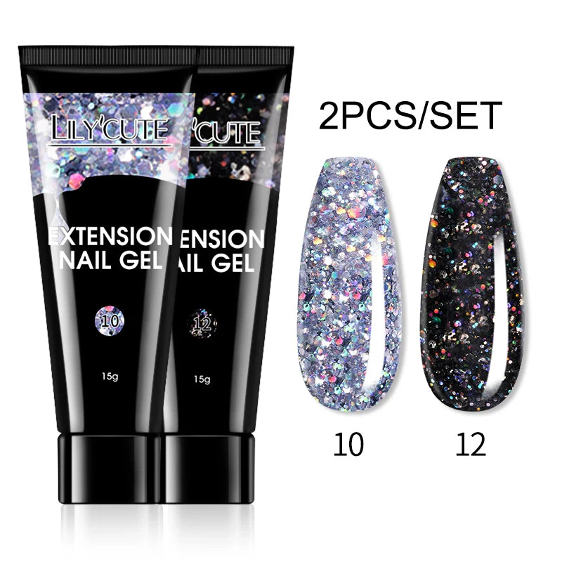 15ml Polygel Nail Extension Set - 24 Timmar Deals