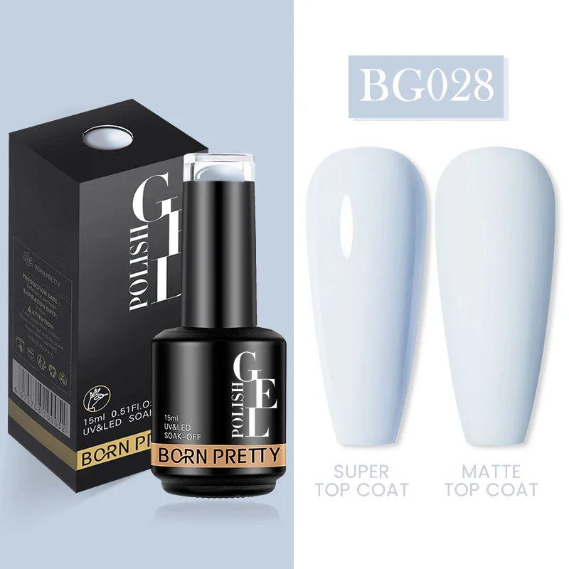 15ml Soak Off UV LED Gel Nail Polish Hybrid Varnish Nail Art Manicure 114 Colors Semi-Permanent Base Top Coat - 24 Timmar Deals