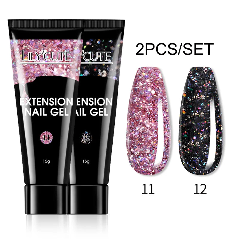 15ml Polygel Nail Extension Set - 24 Timmar Deals