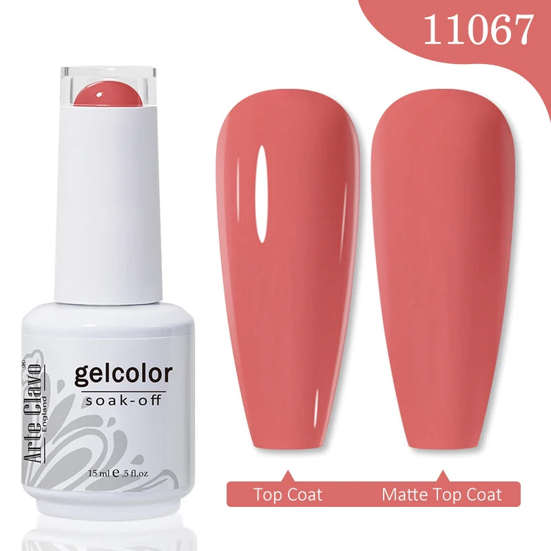 Pink Series Gellack 15ml Soak Off UV LED - 24 Timmar Deals