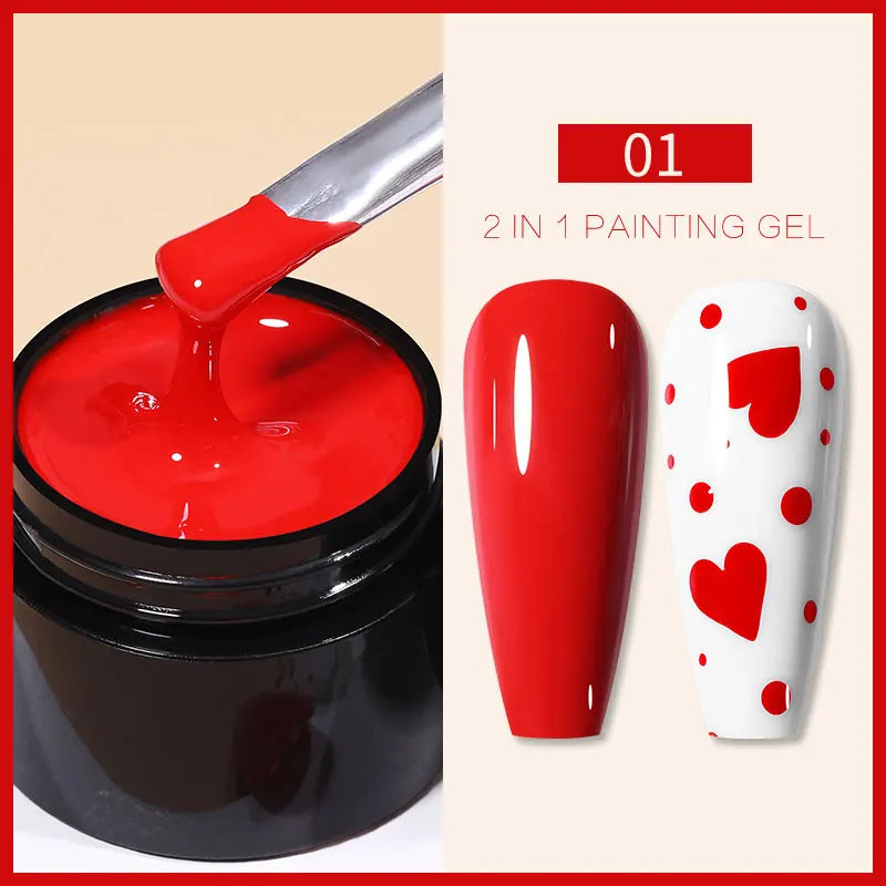 BORN PRETTY Painting Drawing Gel Soak Off 5g - 24 Timmar Deals