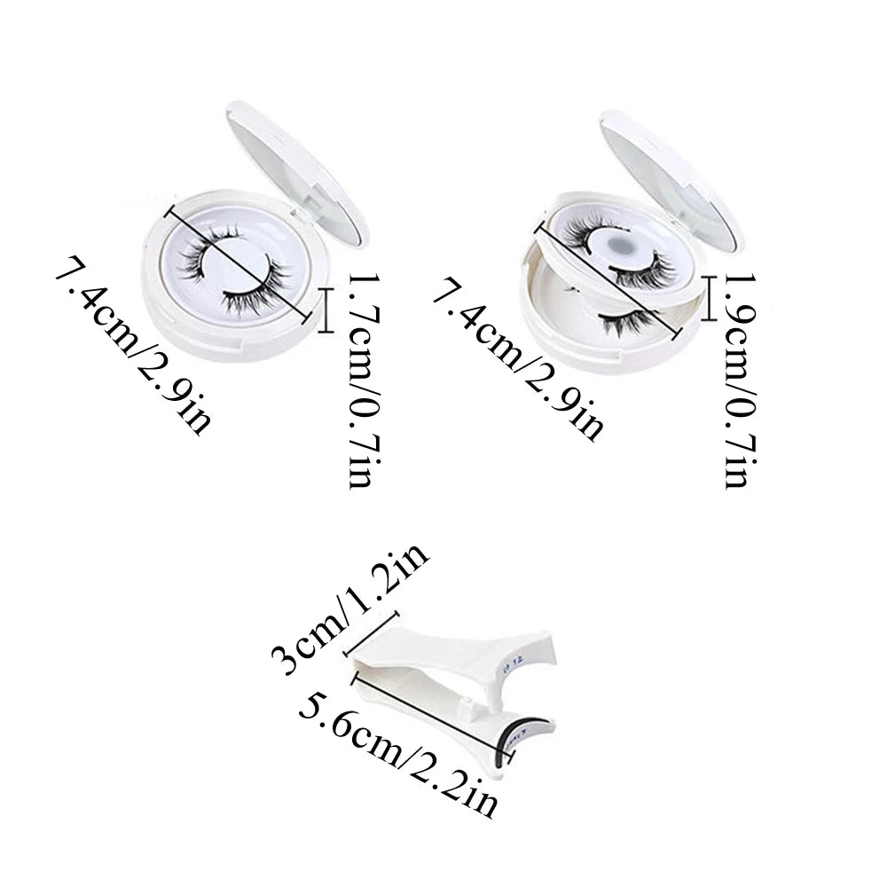 Magnetiska ögonfransar Återanvändbara Tjocka 3D - 24 Timmar Deals