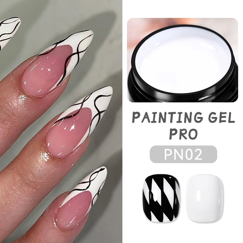 BORN PRETTY Painting Drawing Gel Soak Off 5g - 24 Timmar Deals