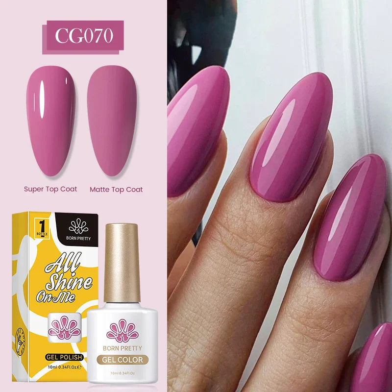 10ml Nagellack 130 Färger Nude Lila Röd UV LED Soak Off UV Gel Semi Permanent Gel Lack - 24 Timmar Deals