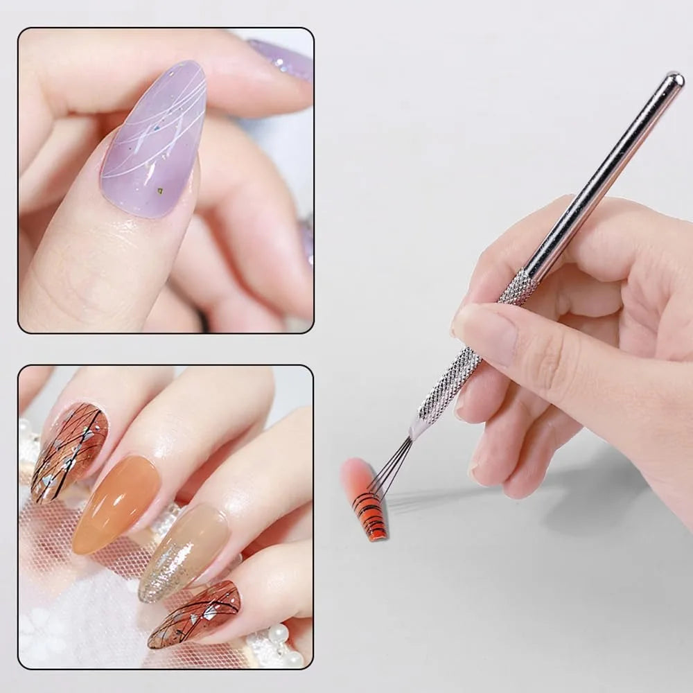 7-pin Spider Gel Nail Art Liner Nail Art Tools - 24 Timmar Deals