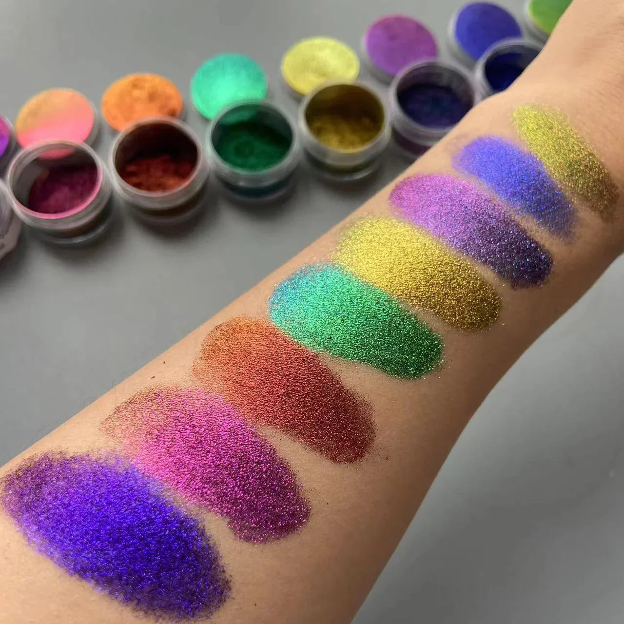 Magic Color Change Chrome Powders Super Chameleon Pigment Cosmetic For Eyeshadow Läppar Nail Art - 24 Timmar Deals
