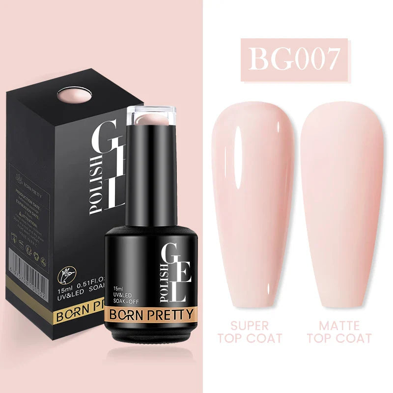 15ml Soak Off UV LED Gel Nail Polish Hybrid Varnish Nail Art Manicure 114 Colors Semi-Permanent Base Top Coat - 24 Timmar Deals