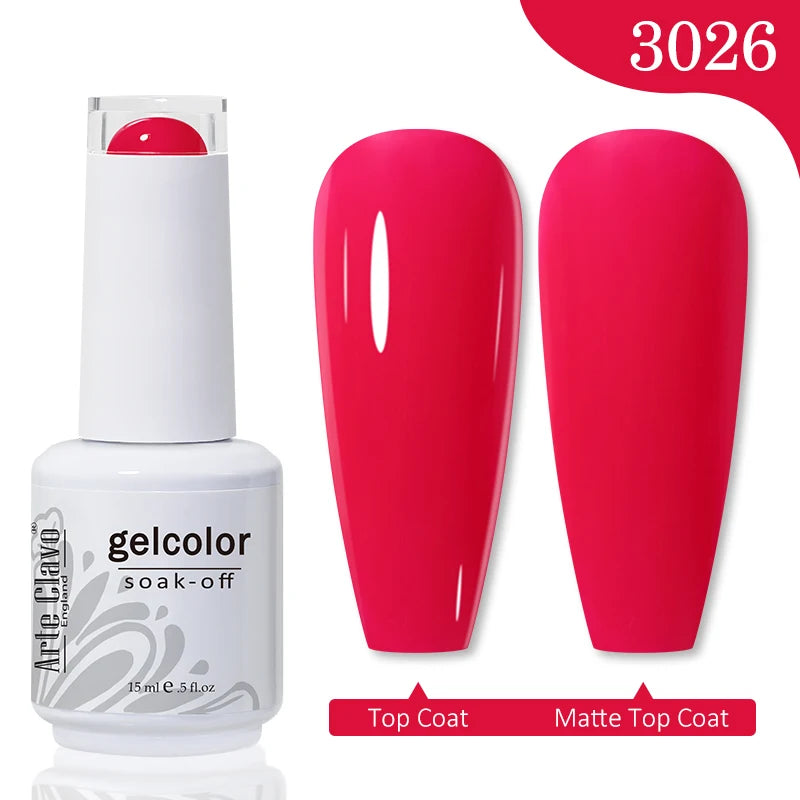 Pink Series Gellack 15ml Soak Off UV LED - 24 Timmar Deals