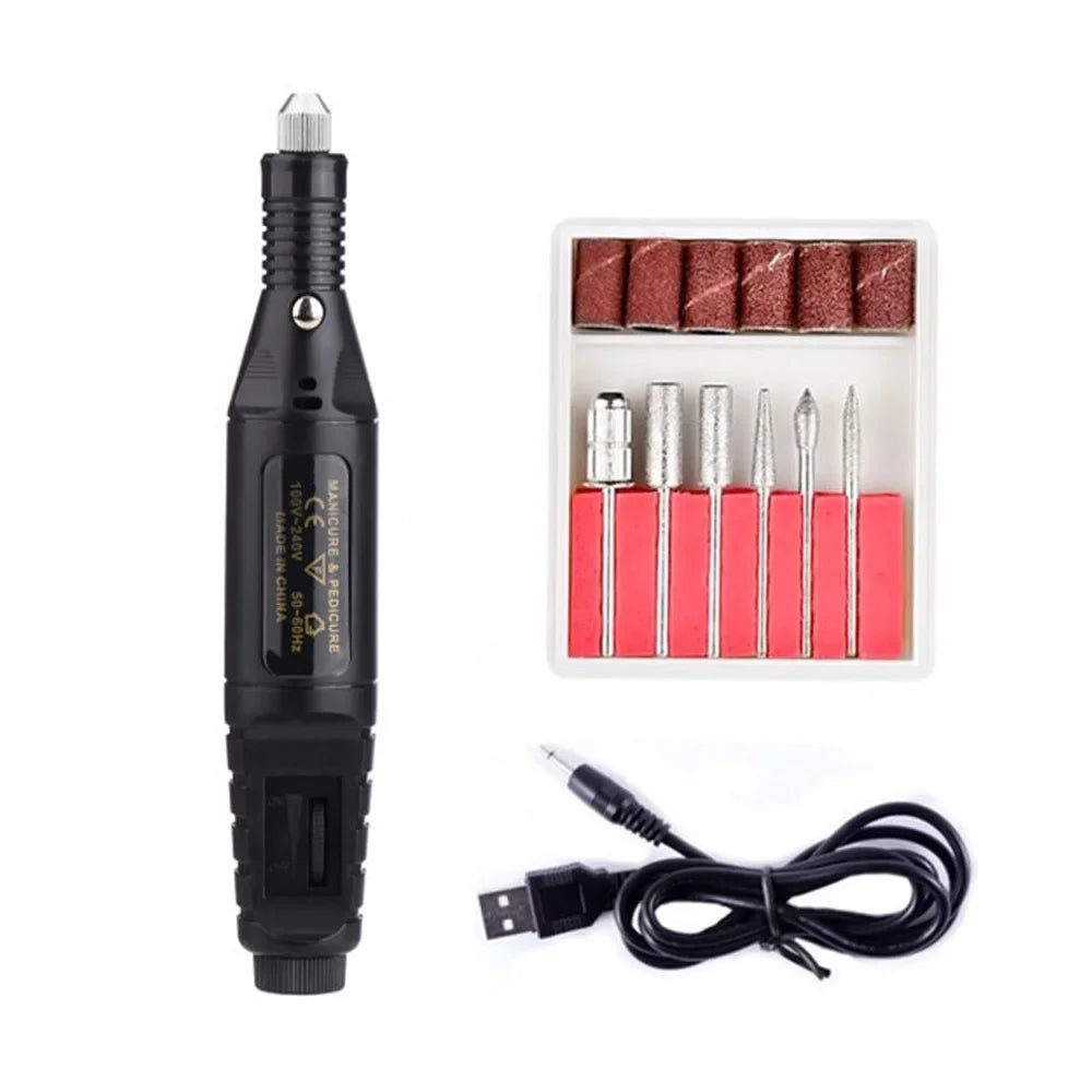 Elektrisk nagelfil set - 24 Timmar Deals
