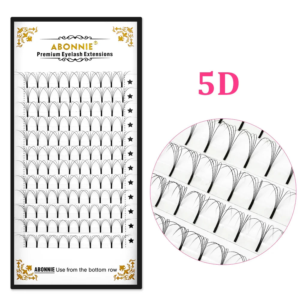 3D Long Stem Premade Fans Curl Russian Volume Eyelashes - 24 Timmar Deals