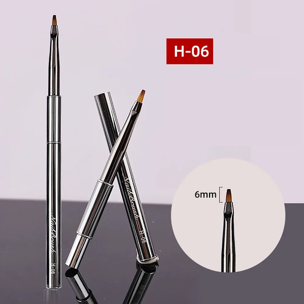 1 ST Nail Art Pensel, Akryl UV Gel Extension rush, Målning Ritning Pensel Liner - 24 Timmar Deals