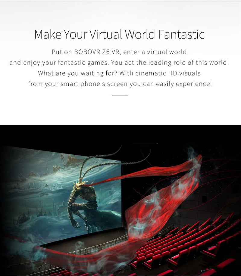 Bobo VR Z6 3D Virtual Reality Glasögon Bluetooth-headset - 24 Timmar Deals