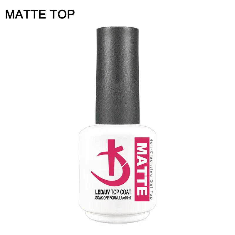 Base and Top Coat Gel Polish 15ml Thick uv Rubber Base Varnish Hybrid Nail Art Semipermanent Nail Polish - 24 Timmar Deals