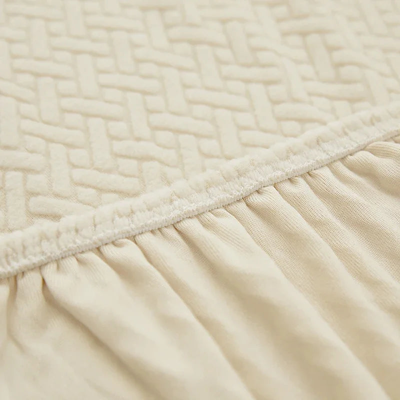 Elastisk stolsöverdrag Stretch Tjock Jacquard Stolsöverdrag Överdrag för matsal Kök Hotell Bröllopsbankett - 24 Timmar Deals