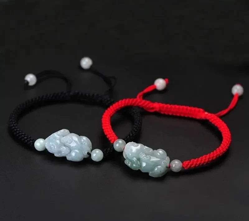 Burmesiska Jade Money Pixiu armband - 24 Timmar Deals