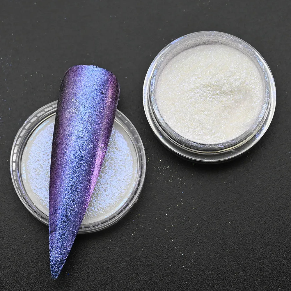 Holographic Nail Powder Net-2g Chrome Laser Mirror Glitter - 24 Timmar Deals