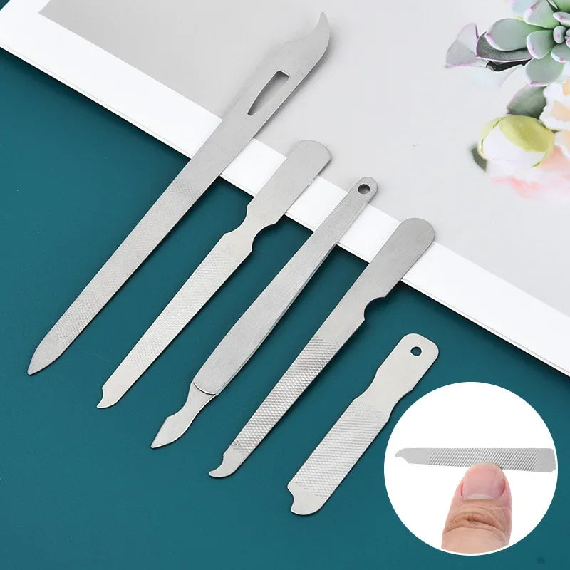 1st metall rostfritt stål nagelfilar Dubbel sidobuffert Slipning - 24 Timmar Deals