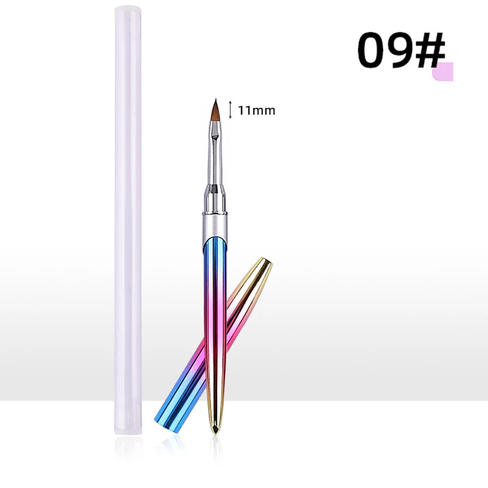 1 ST Nail Art Pensel, Akryl UV Gel Extension rush, Målning Ritning Pensel Liner - 24 Timmar Deals