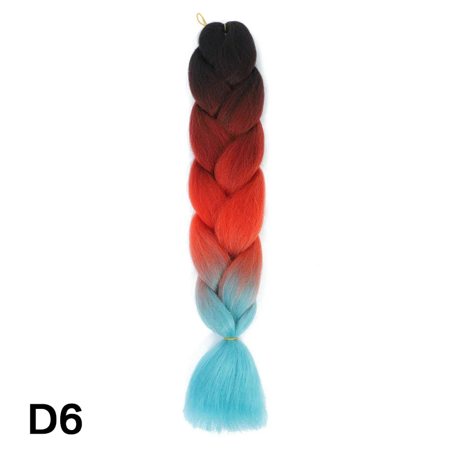 Syntetiska hårförlängningar för att göra afrikanskt fläthår högtemperaturfiber - 24 Timmar Deals