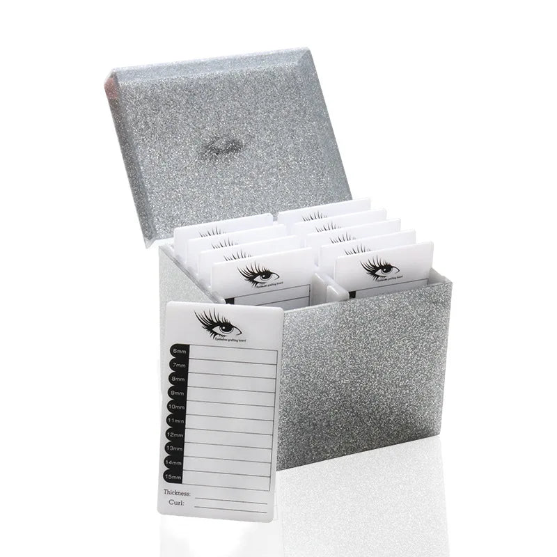 10/5 lager lösögonfransförvaringslåda Akryl Makeup Organizer - 24 Timmar Deals